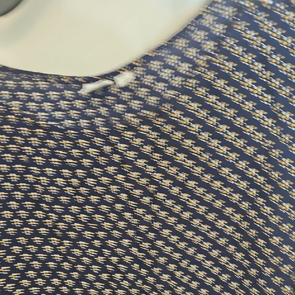 GAP Navy and White Patterned Blouse - Picture 5 of 6